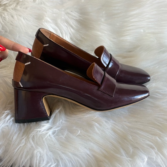 Maison Martin Margiela Women's Burgundy Heels - Picture 8 of 8